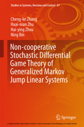 Non-cooperative Stochastic Differential Game Theory of Generalized Markov Jump Linear Systems