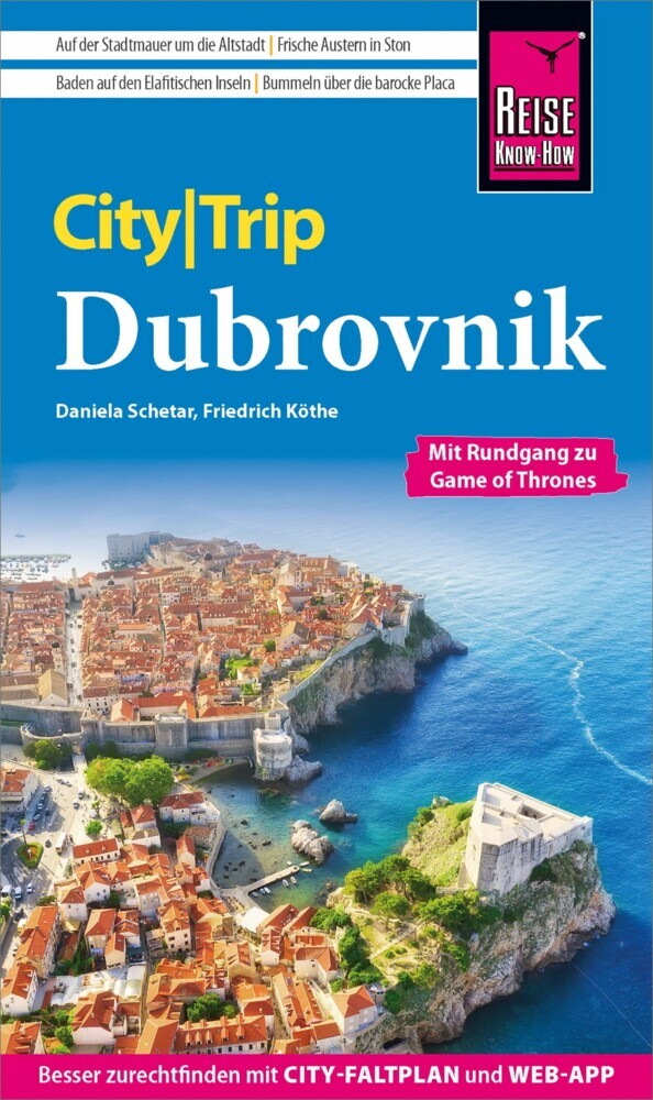 Reise Know-How CityTrip Dubrovnik (mit Rundgang zu Game of Thrones) main product photo