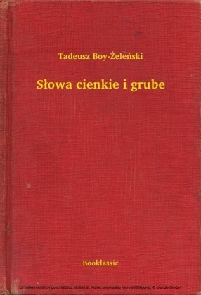 Slowa cienkie i grube