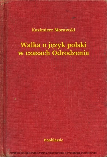 Walka o jezyk polski w czasach Odrodzenia main product photo