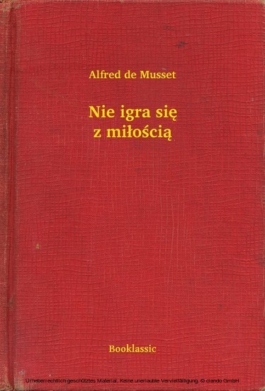 Nie igra si z miloscia main product photo