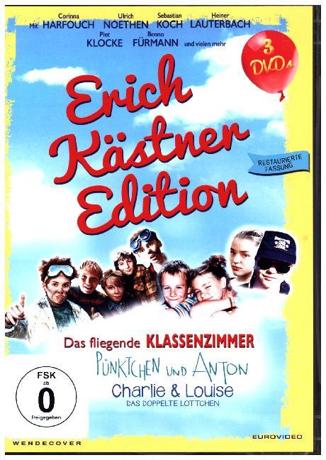 Erich Kästner Edition, 3 DVD (Neu - Digital Ramastered) main product photo