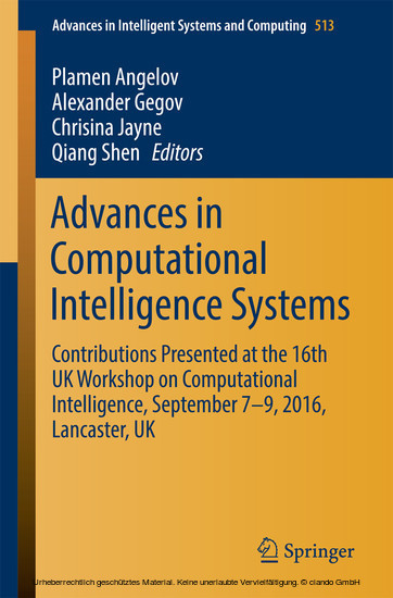 Advances in Computational Intelligence Systems main product photo