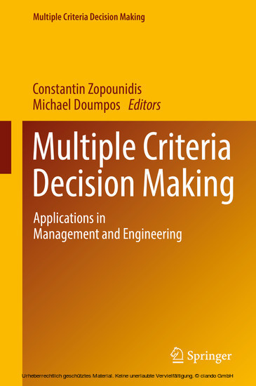Multiple Criteria Decision Making main product photo