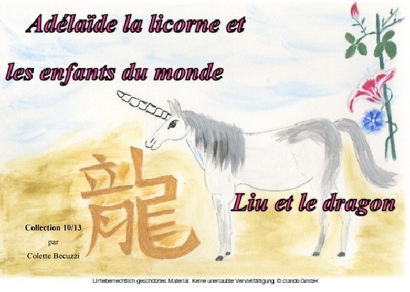 Adélaïde la licorne et les enfants du monde - Liu et le dragon main product photo