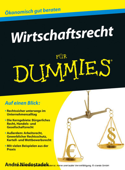 Wirtschaftsrecht für Dummies main product photo