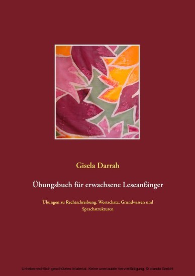 Übungsbuch für erwachsene Leseanfänger main product photo