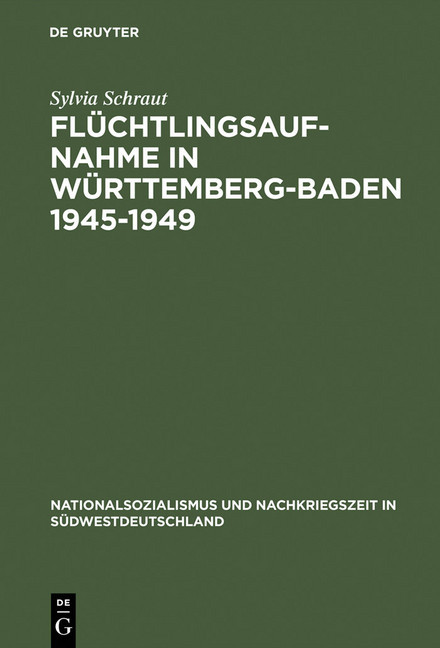 Flüchtlingsaufnahme in Württemberg-Baden 1945-1949 main product photo