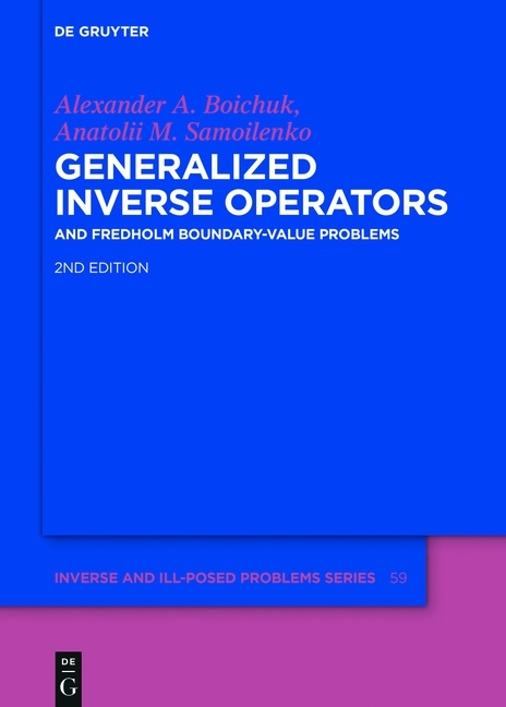 Generalized Inverse Operators main product photo