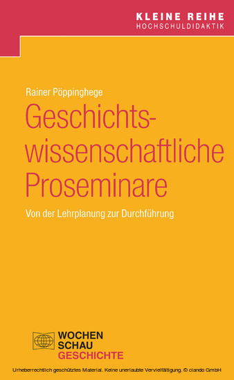 Geschichtswissenschaftliche Proseminare main product photo