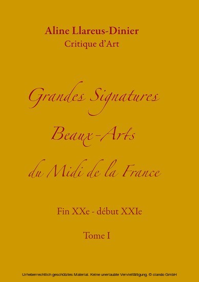 Grandes Signatures Beaux-Arts du Midi de la France main product photo