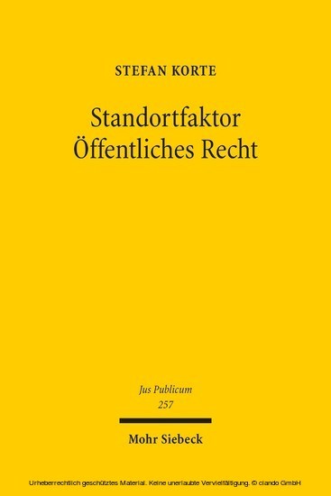 Standortfaktor Öffentliches Recht main product photo