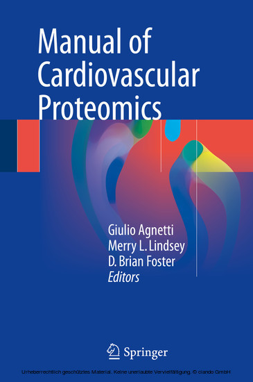 Manual of Cardiovascular Proteomics main product photo