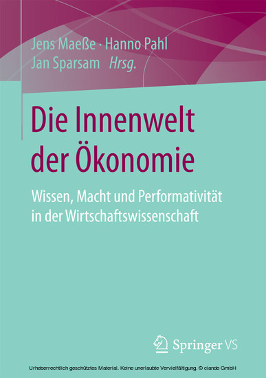 Die Innenwelt der Ökonomie main product photo