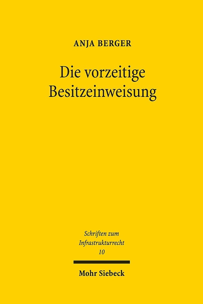 Die vorzeitige Besitzeinweisung main product photo