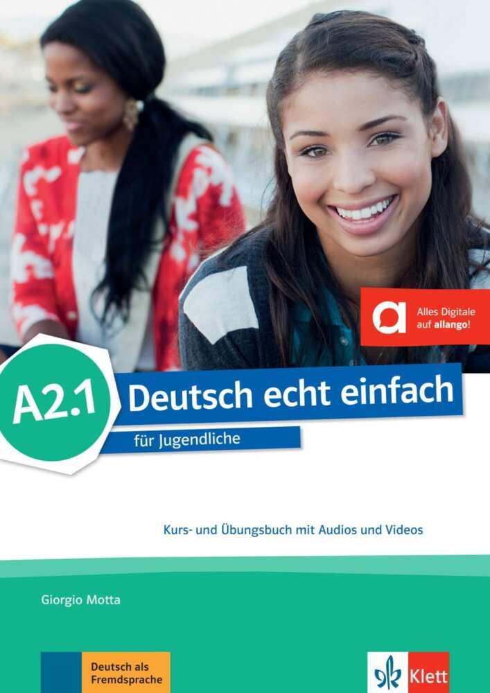 Deutsch echt einfach A2.1 - Kurs- und Übungsbuch mit Audios und Videos online main product photo