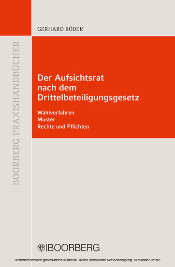 Der Aufsichtsrat nach dem Drittbeteiligungsgesetz main product photo