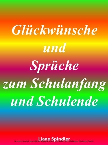 Glückwünsche und Sprüche zum Schulanfang und Schulende main product photo