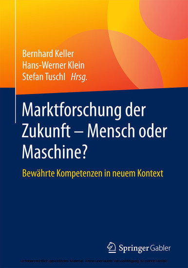 Marktforschung der Zukunft - Mensch oder Maschine main product photo