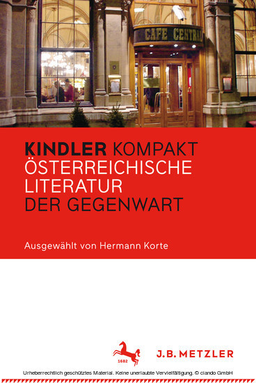 Kindler Kompakt: Österreichische Literatur der Gegenwart main product photo