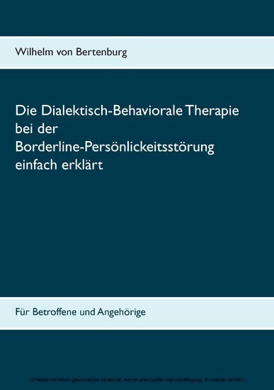 Dialektisch-Behaviorale Therapie bei der Borderline-Persönlichkeitsstörung einfach erklärt main product photo