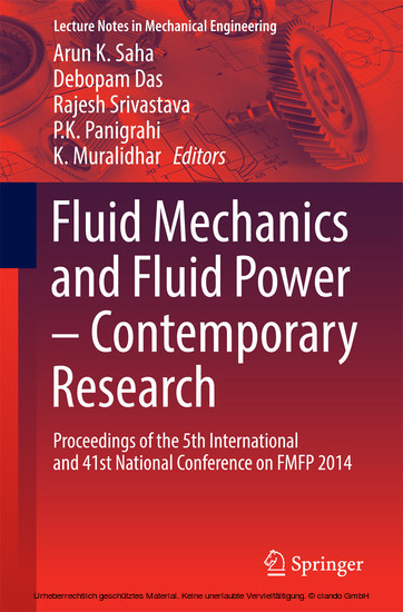Fluid Mechanics and Fluid Power - Contemporary Research main product photo