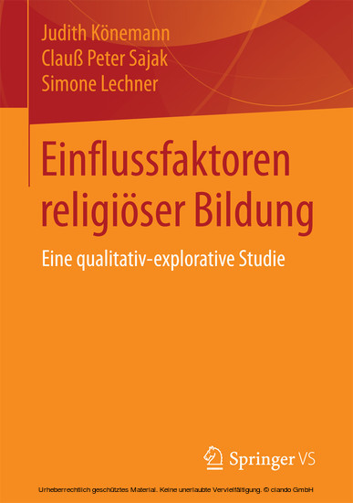 Einflussfaktoren religiöser Bildung main product photo