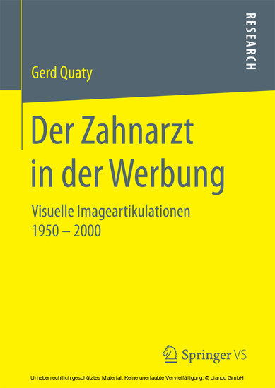 Der Zahnarzt in der Werbung main product photo