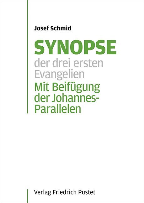 Synopse der drei ersten Evangelien main product photo