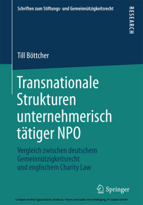 Transnationale Strukturen unternehmerisch tätiger NPO