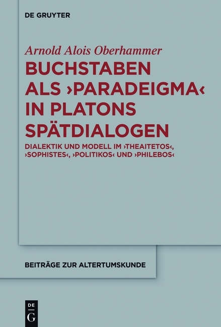 Buchstaben als paradeigma in Platons Spätdialogen main product photo