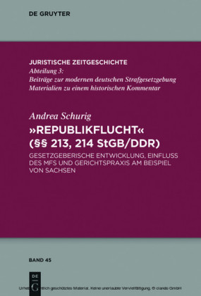 'Republikflucht' ( 213, 214 StGB/DDR)