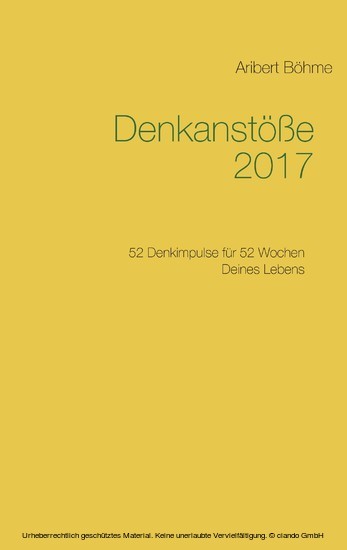 Denkanstöße 2017 main product photo