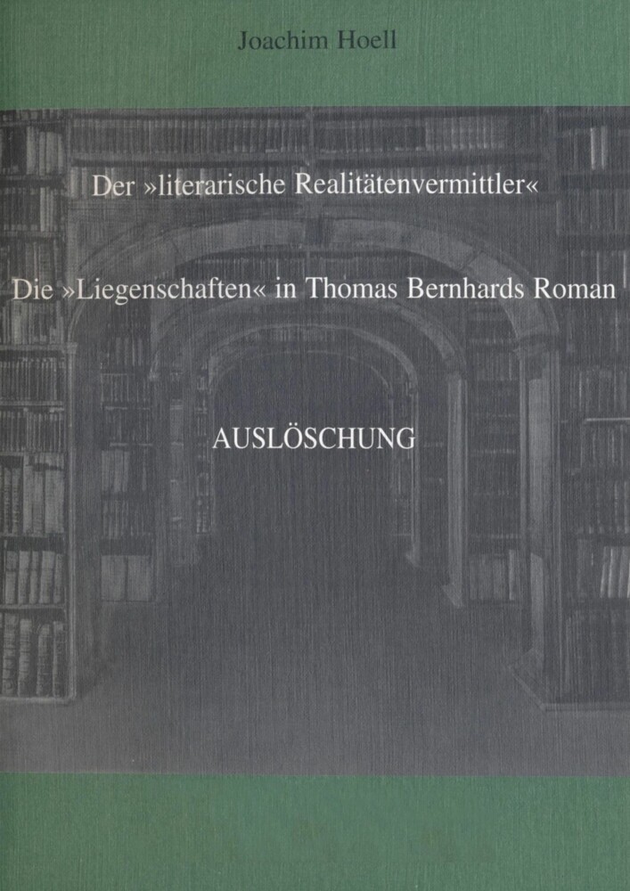 Der literarische Realitätenvermittler main product photo