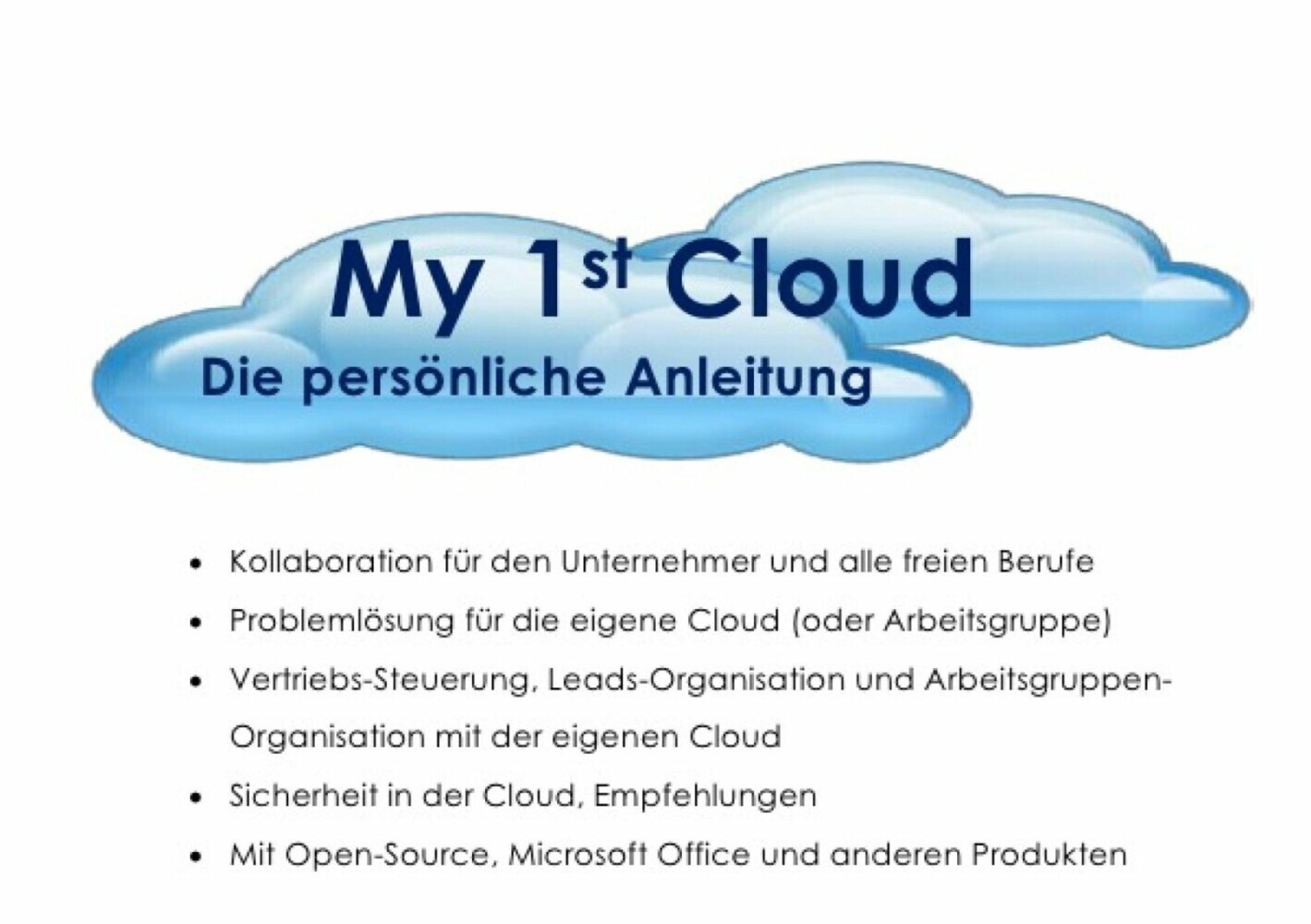 My 1st Cloud main product photo