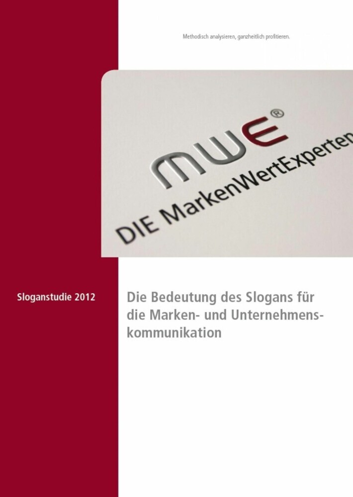 Sloganstudie 2012 main product photo