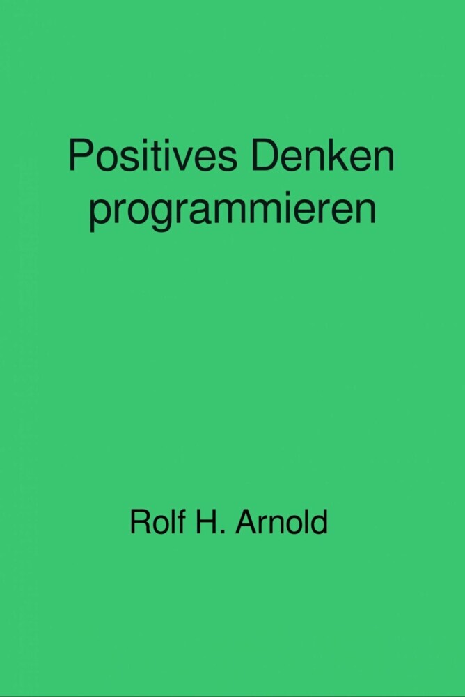 Positives Denken programmieren main product photo