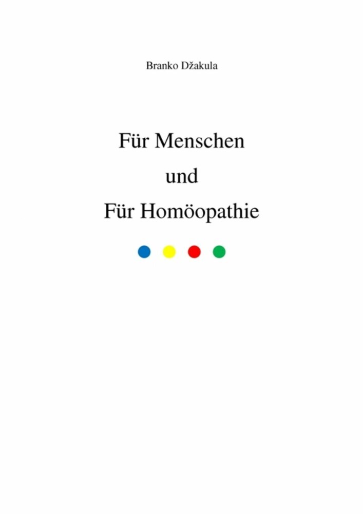 Für Menschen und Für Homöopathie main product photo