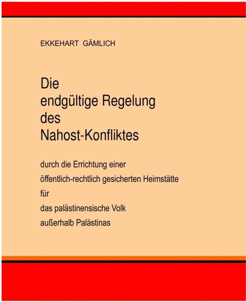 Die endgültige Regelung des Nahost-Konfliktes main product photo