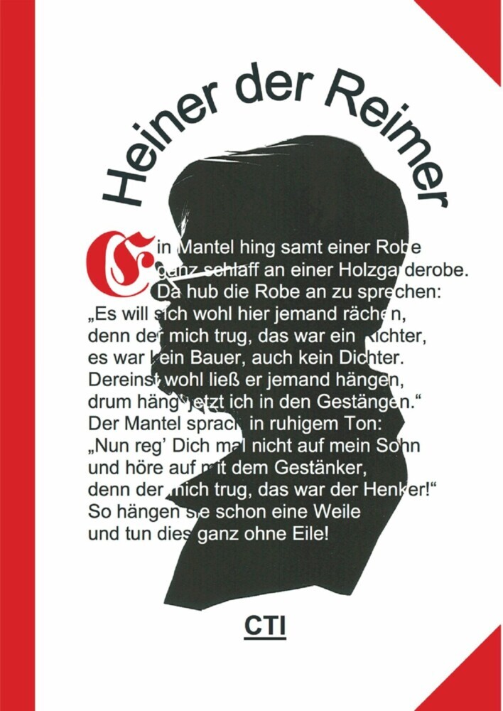 Heiner der Reimer (1) - Eine Anthologie main product photo