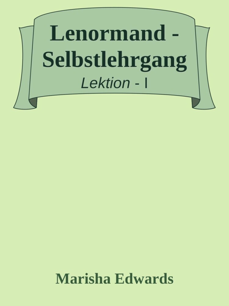 Lenormand - Selbstlehrgang main product photo