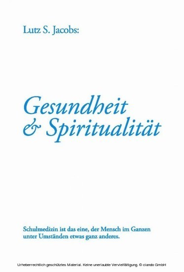 'Gesundheit und Spiritualität' main product photo