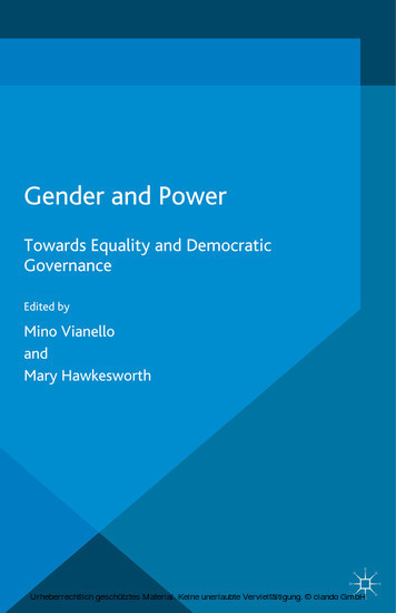 Gender and Power main product photo