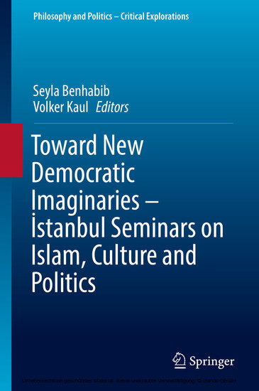 Toward New Democratic Imaginaries - ?stanbul Seminars on Islam, Culture and Politics main product photo