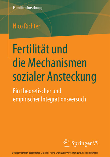 Fertilität und die Mechanismen sozialer Ansteckung main product photo