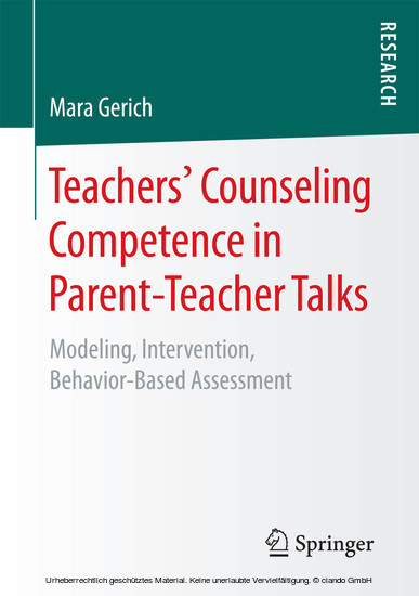 Teachers' Counseling Competence in Parent-Teacher Talks main product photo