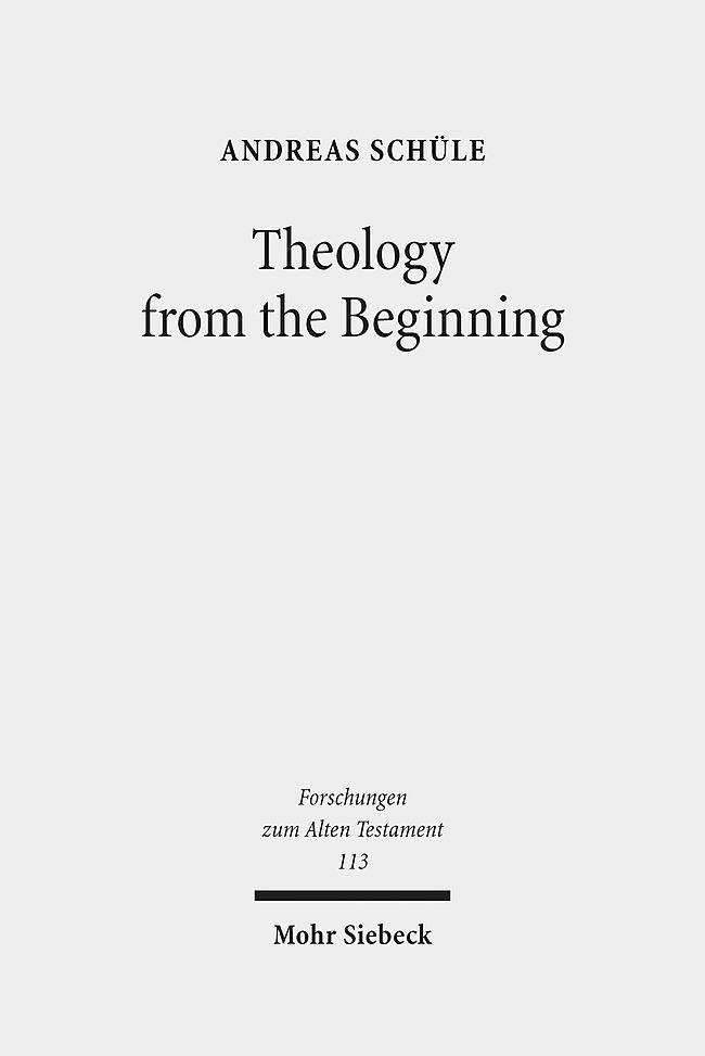 Theology from the Beginning main product photo