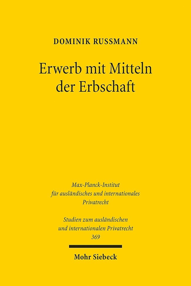 Erwerb mit Mitteln der Erbschaft main product photo