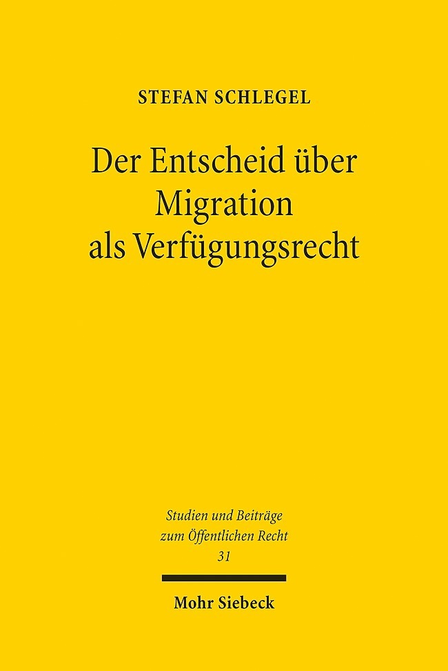 Der Entscheid über Migration als Verfügungsrecht main product photo
