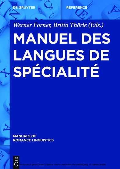 Manuel des langues de spécialité main product photo